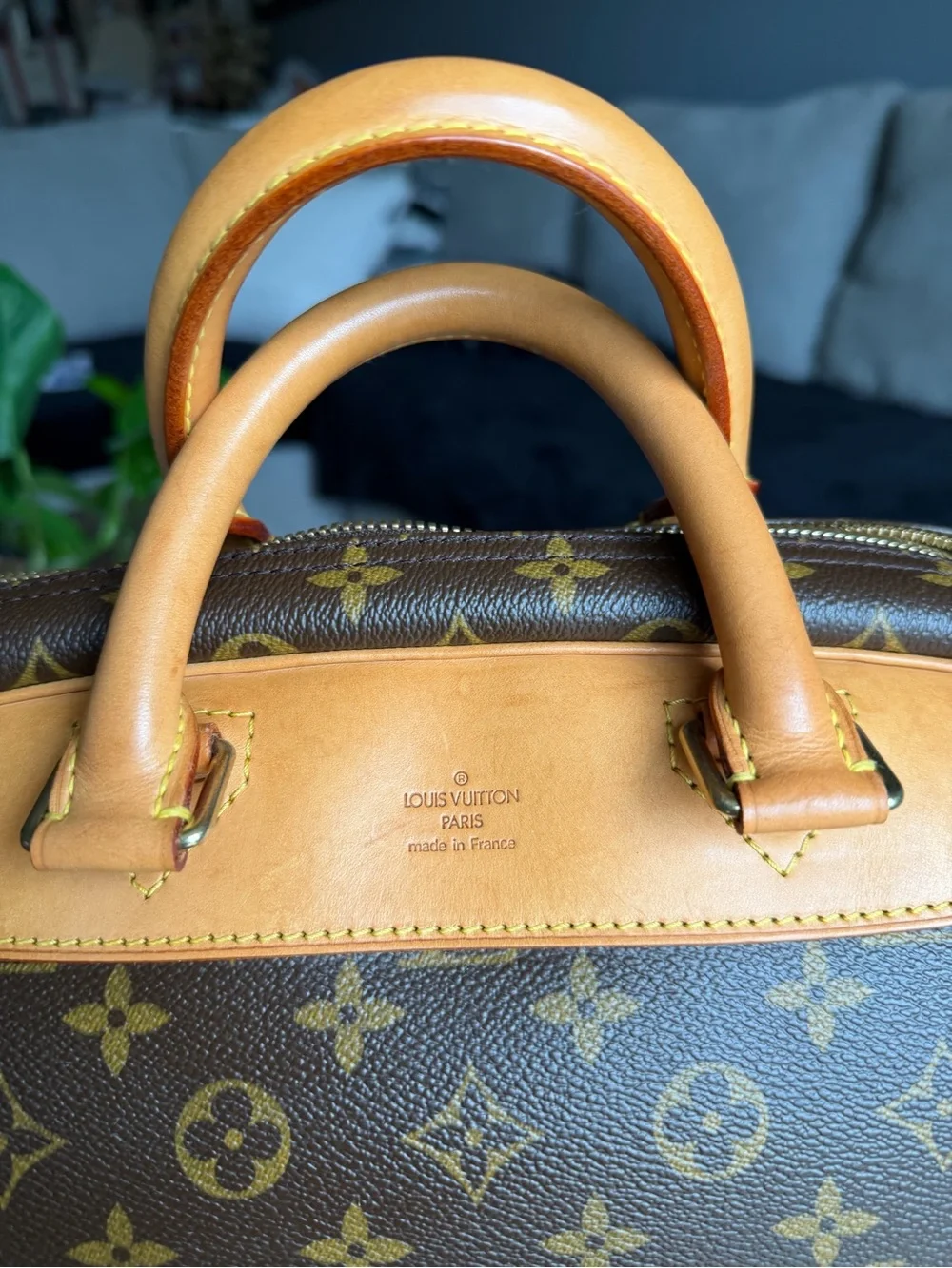 Louis Vuitton Evasion Travel Tote with COA